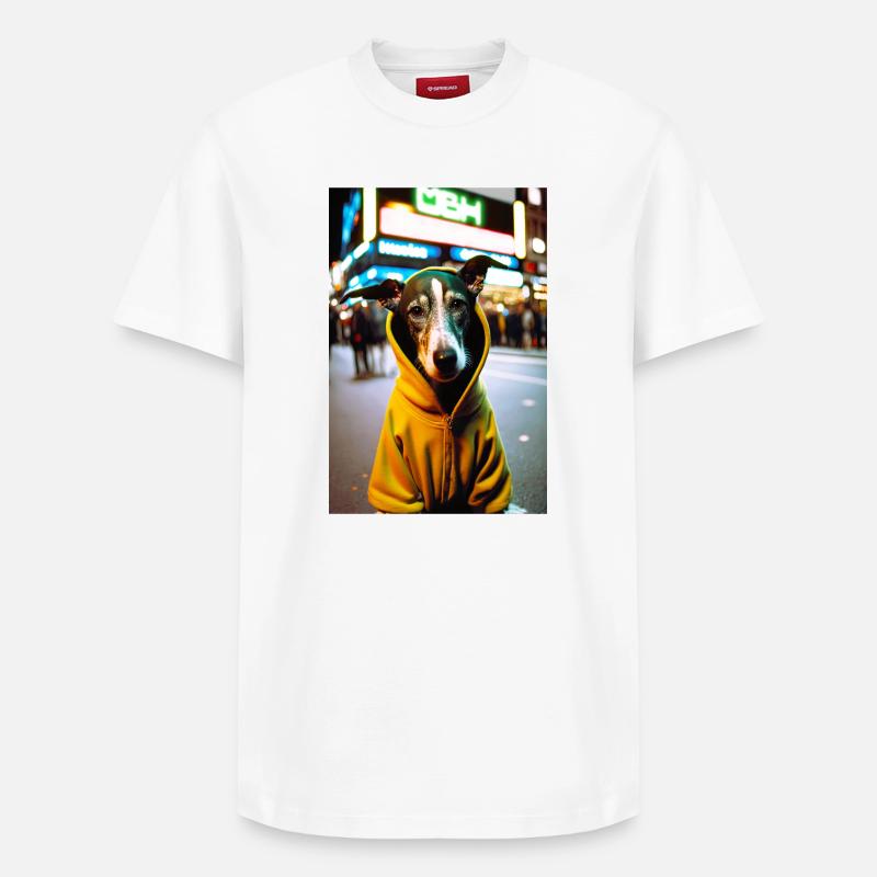 Anthropomorphic 06 - T-shirt unisexe décontracté en coton Supima – de SPREAD - blanc