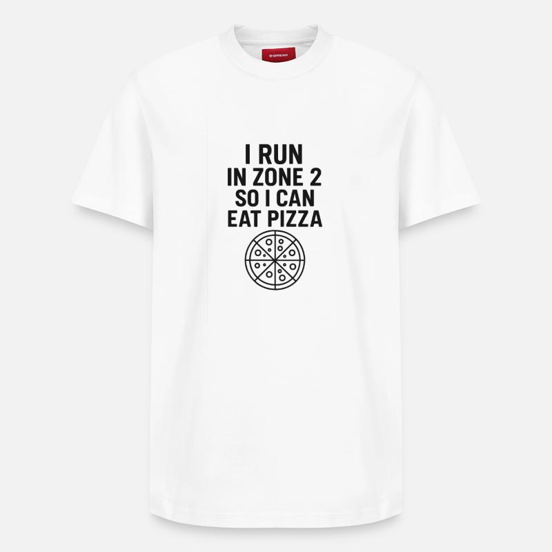 Zone 2 - Transparent MB85 - T-shirt unisexe décontracté en coton Supima – de SPREAD - blanc