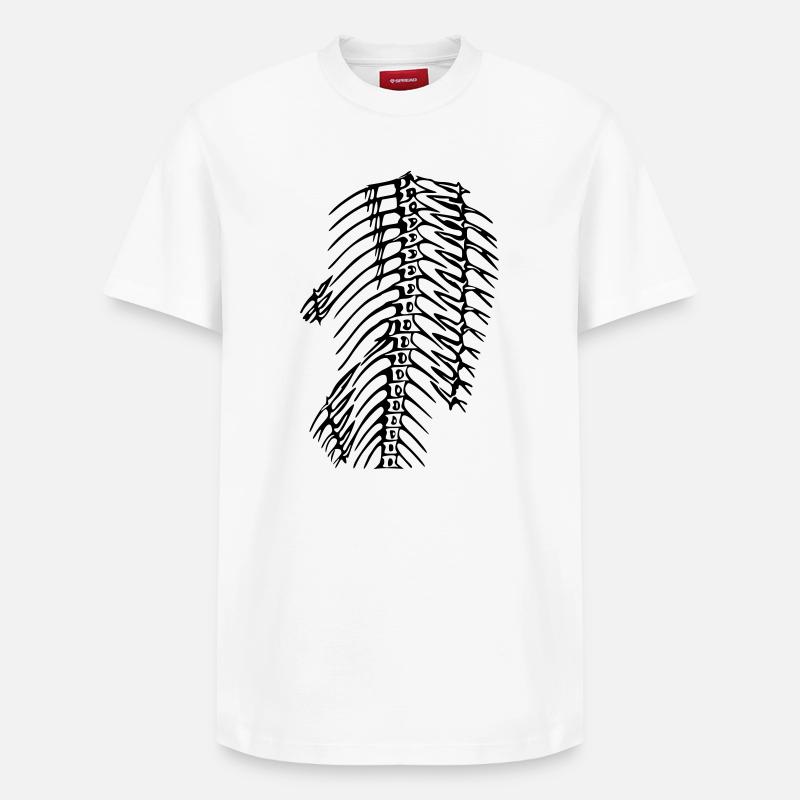 Graete - Relaxed Unisex Supima Cotton T-Shirt – von SPREAD - Weiß