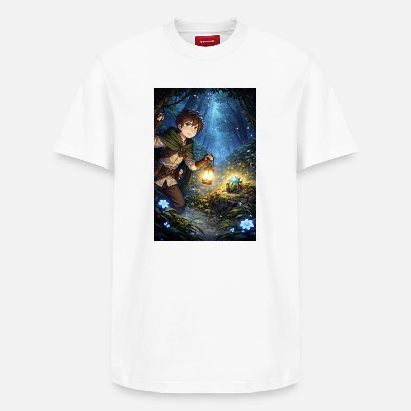 La recherche du bon chemin - T-shirt unisexe décontracté en coton Supima – de SPREAD - blanc