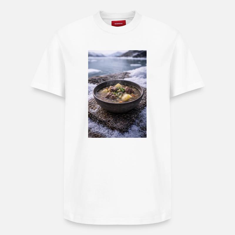 Suaasat - T-shirt unisexe décontracté en coton Supima – de SPREAD - blanc