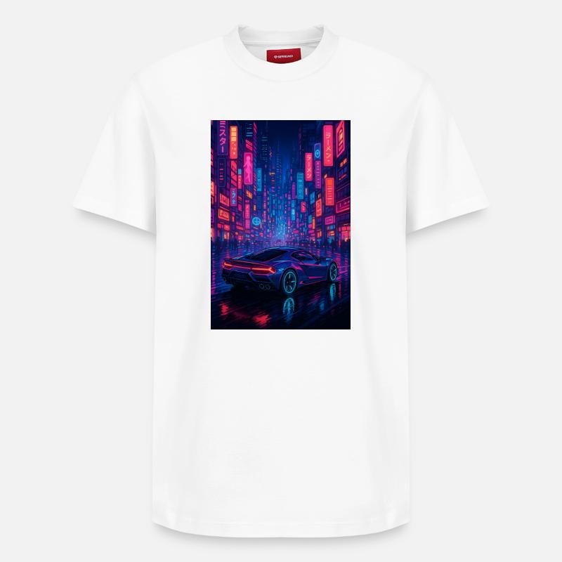 RockyZoo22 - T-shirt unisexe décontracté en coton Supima – de SPREAD - blanc