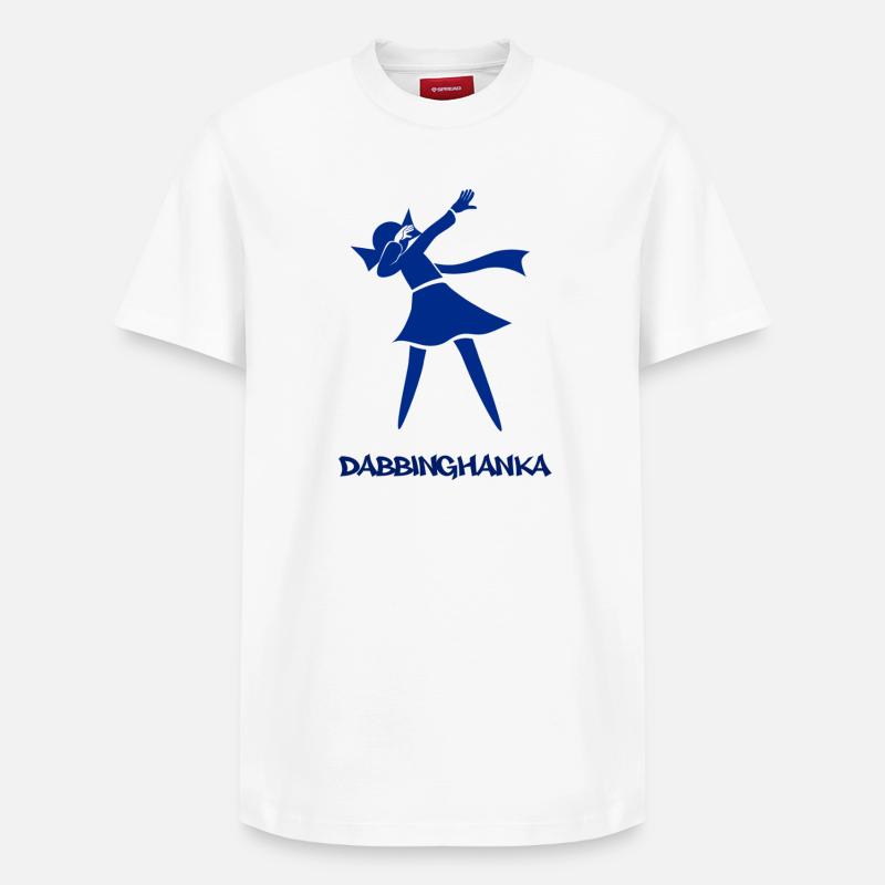 TAMPONNEMENT DU HANKA - T-shirt unisexe décontracté en coton Supima – de SPREAD - blanc