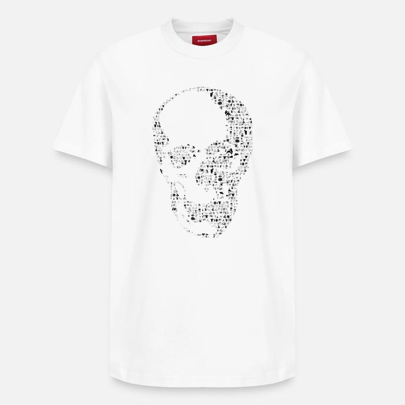 Crane - T-shirt unisexe décontracté en coton Supima – de SPREAD - blanc