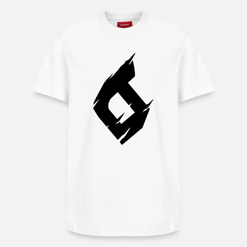 6 - Nombre - T-shirt unisexe décontracté en coton Supima – de SPREAD - blanc