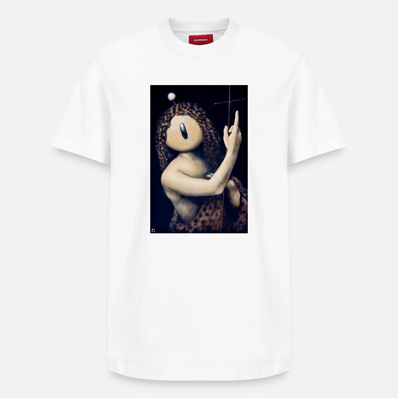 St jean le Botiste - T-shirt unisexe décontracté en coton Supima – de SPREAD - blanc