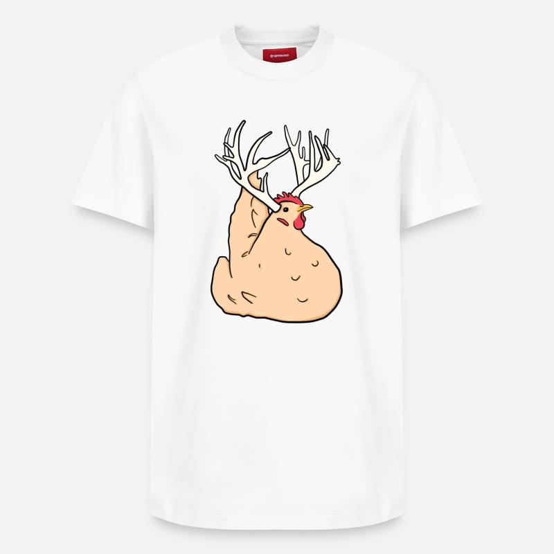 Orpingtons - Relaxed Unisex Supima Cotton T-Shirt – von SPREAD - Weiß