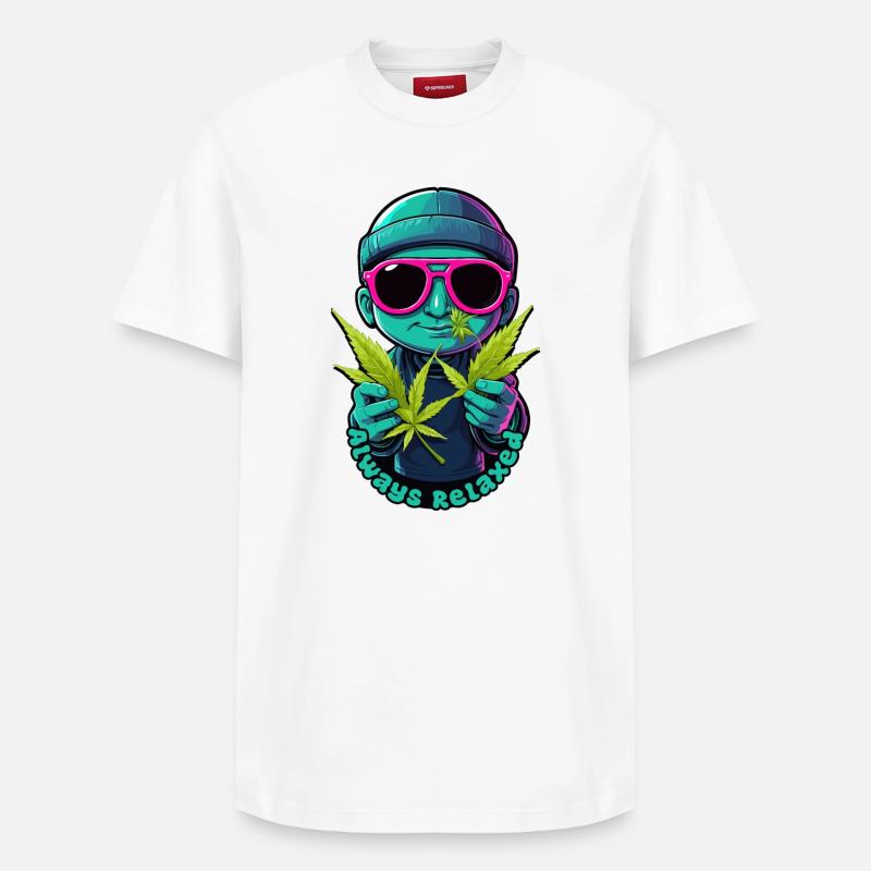 Hipster décontracté - T-shirt unisexe décontracté en coton Supima – de SPREAD - blanc