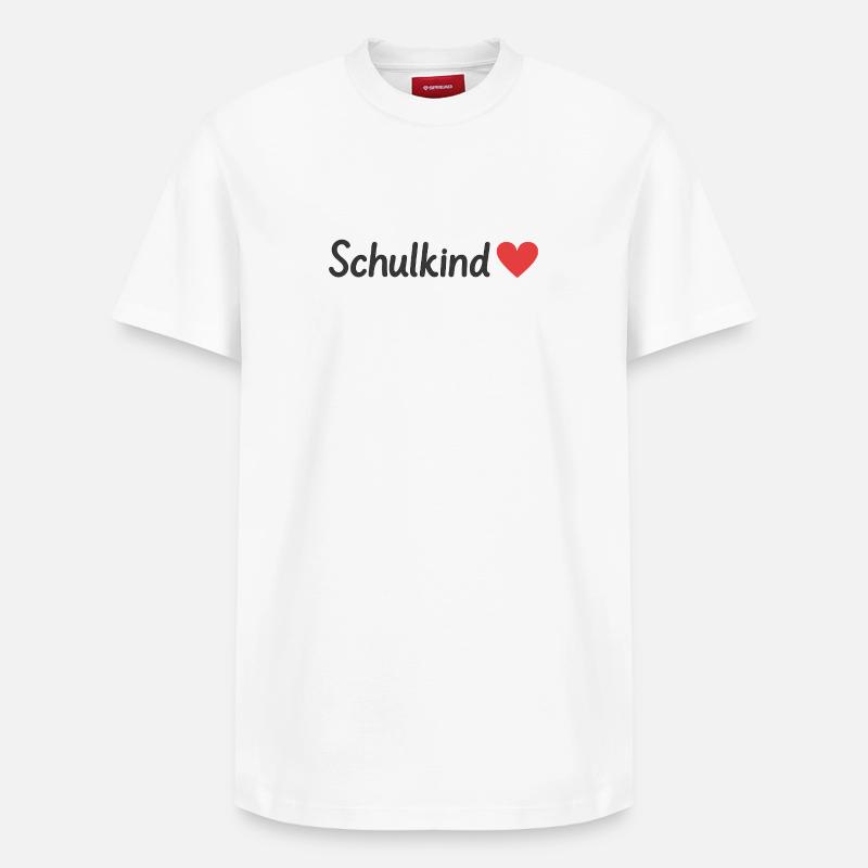 Écolier - T-shirt unisexe décontracté en coton Supima – de SPREAD - blanc