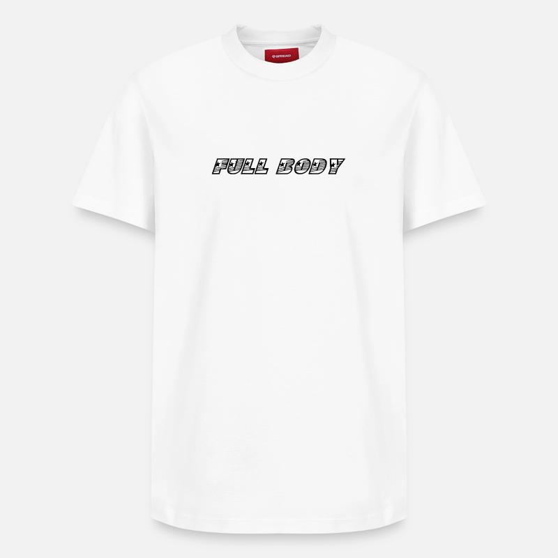 CORPS COMPLET - T-shirt unisexe décontracté en coton Supima – de SPREAD - blanc