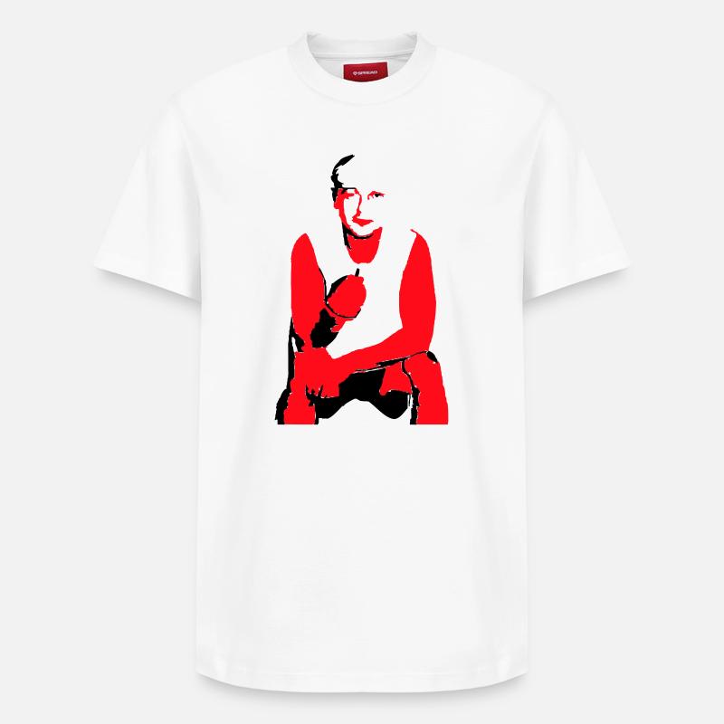 Bruder - Relaxed Unisex Supima Cotton T-Shirt – von SPREAD - Weiß