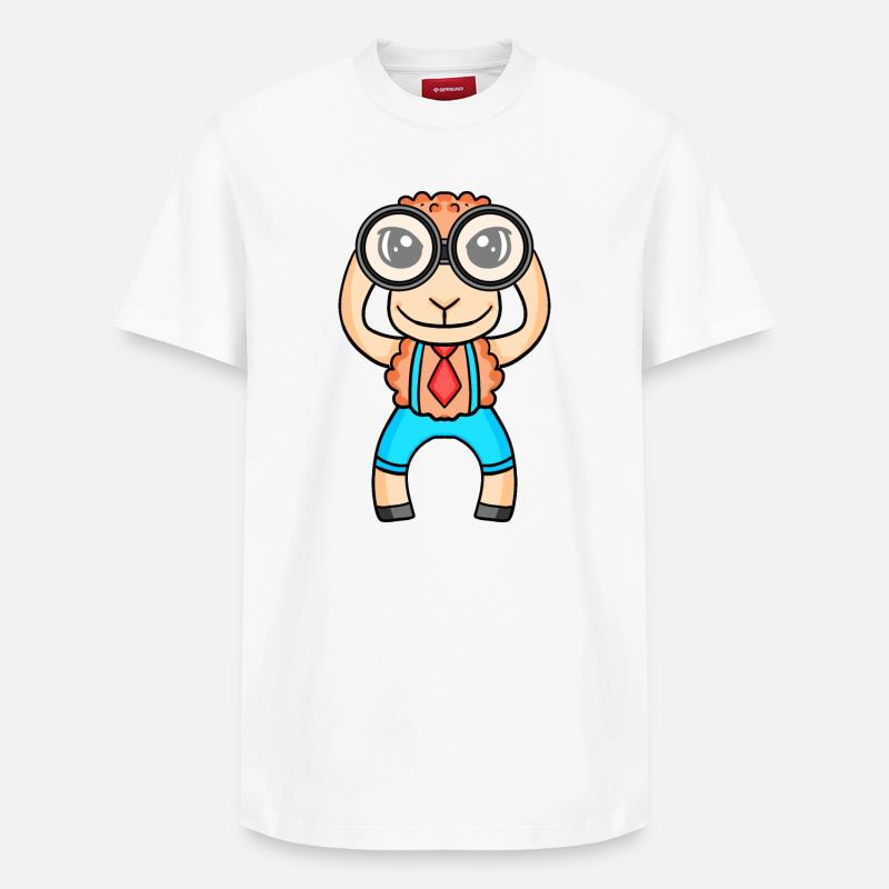 Télescope Astronomie Astronome Moutons - T-shirt unisexe décontracté en coton Supima – de SPREAD - blanc