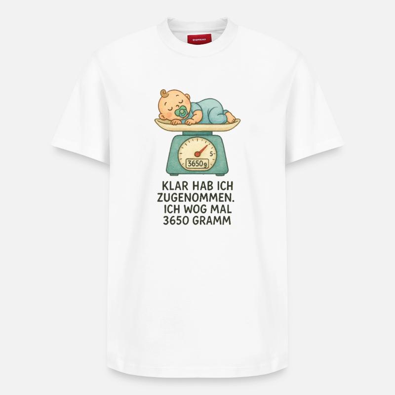 Augmenté? - T-shirt unisexe décontracté en coton Supima – de SPREAD - blanc