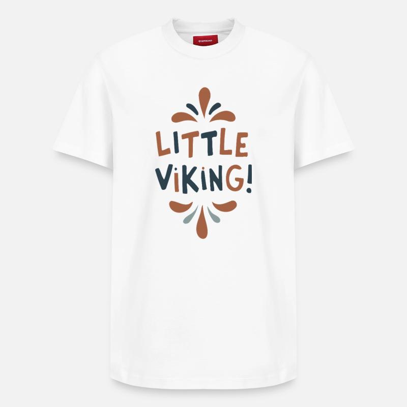 Petit Viking - T-shirt unisexe décontracté en coton Supima – de SPREAD - blanc