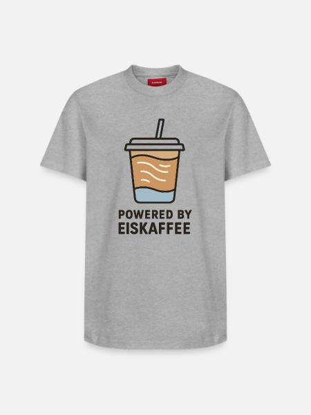 Eiskaffee Power Becher - Relaxed Unisex Supima Cotton T-Shirt – von SPREAD - Weiß