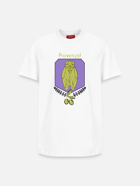 cigale Provençale avec Olives - T-shirt unisexe décontracté en coton Supima – de SPREAD - blanc