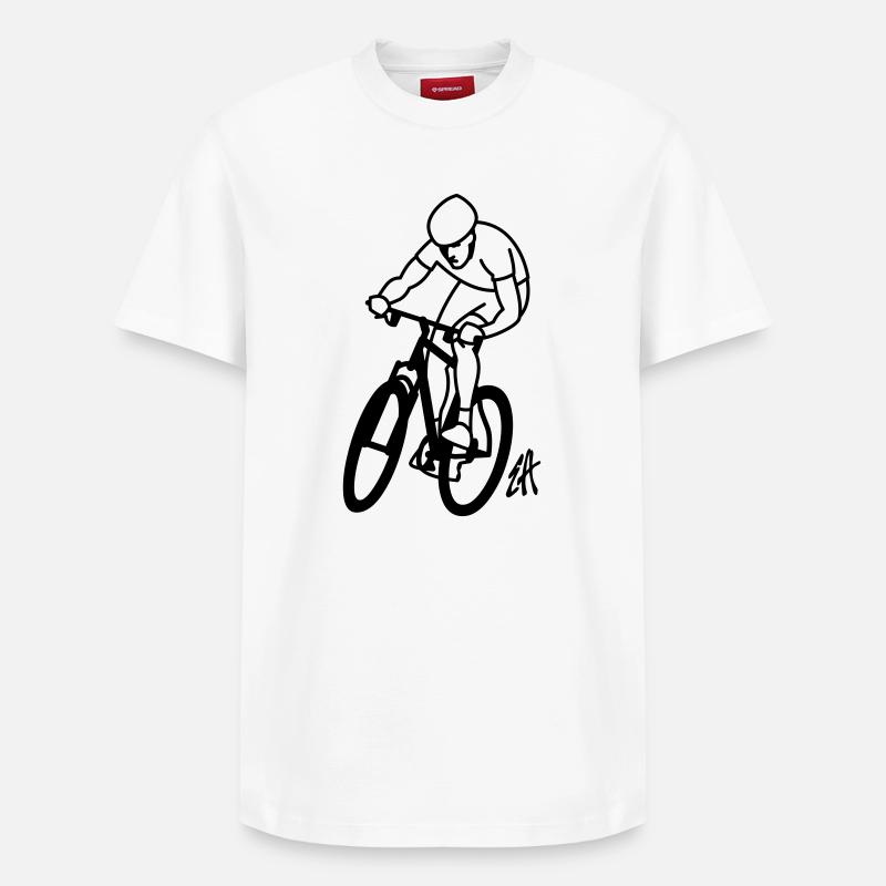 VTT - T-shirt unisexe décontracté en coton Supima – de SPREAD - blanc