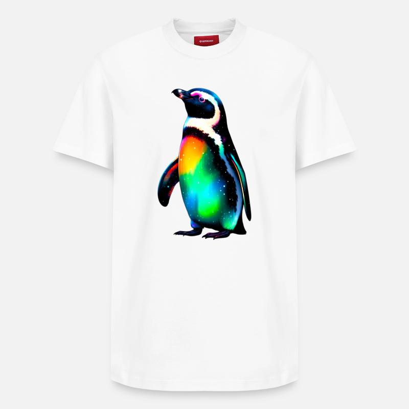 Pingouin - T-shirt unisexe décontracté en coton Supima – de SPREAD - blanc