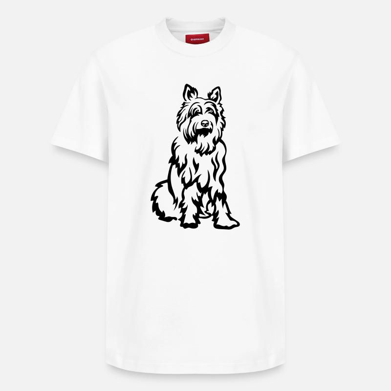 Picard - T-shirt unisexe décontracté en coton Supima – de SPREAD - blanc