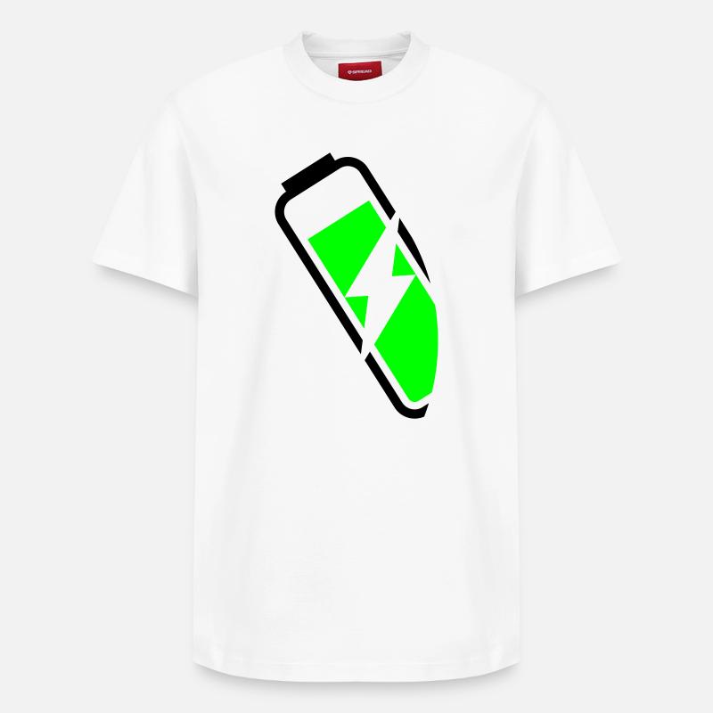 énergique - T-shirt unisexe décontracté en coton Supima – de SPREAD - blanc
