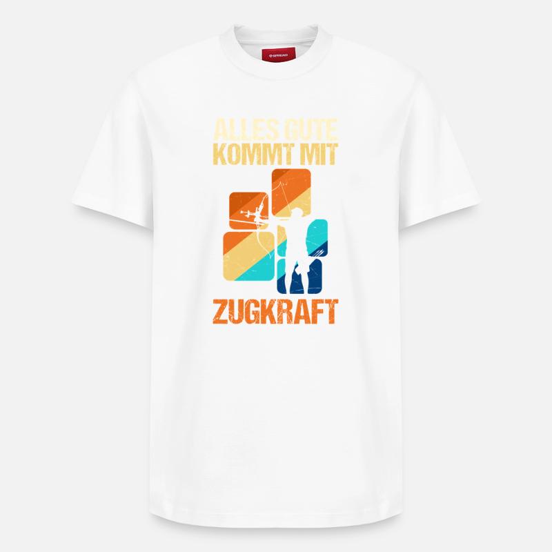 Bogenschütze Bogensport Bogenschießen - Relaxed Unisex Supima Cotton T-Shirt – von SPREAD - Weiß