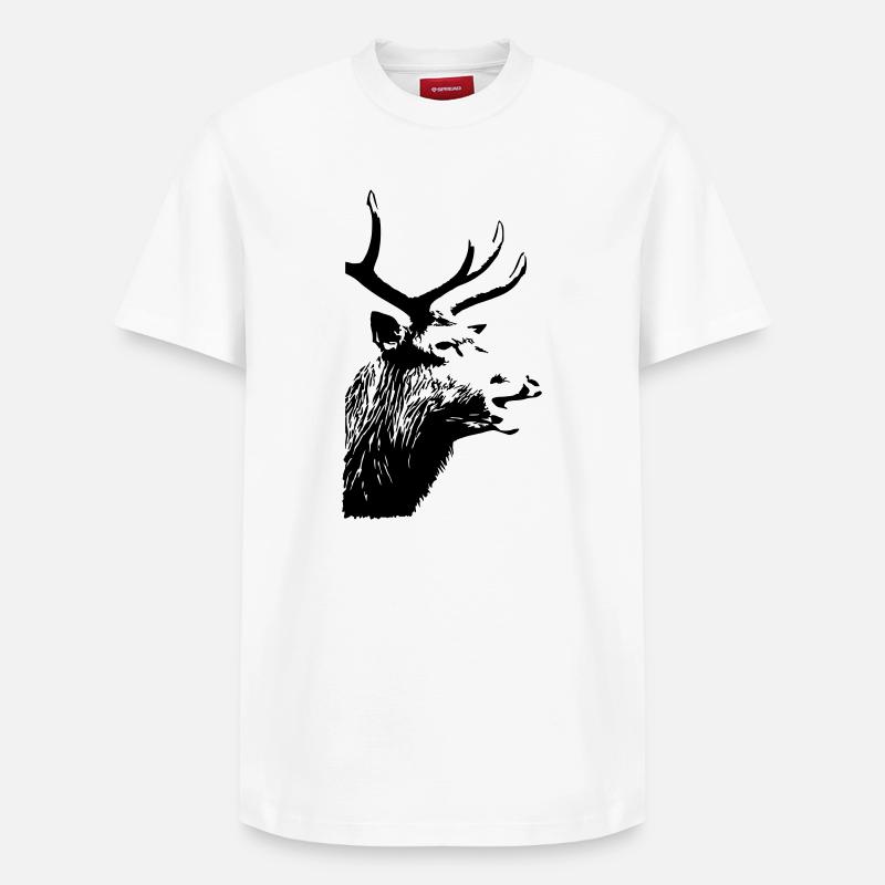 MUGISSEMENT - T-shirt unisexe décontracté en coton Supima – de SPREAD - blanc