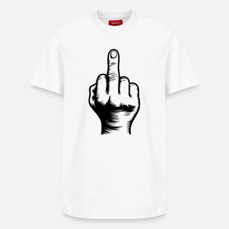 Majeur - T-shirt unisexe décontracté en coton Supima – de SPREAD - blanc