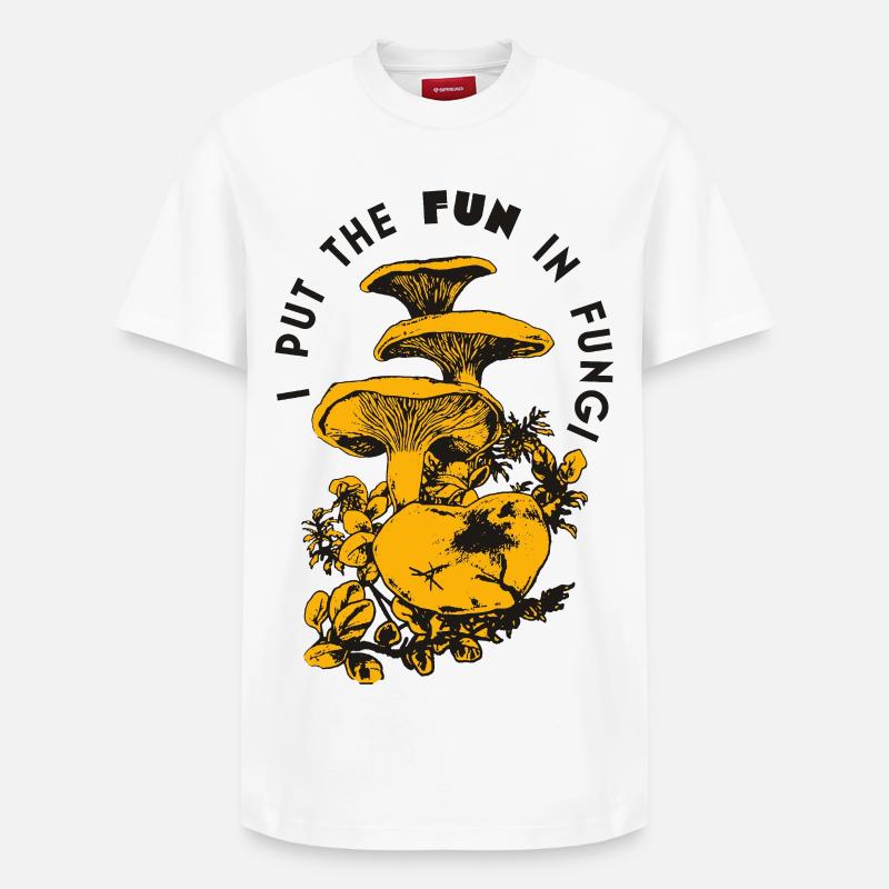 FUN (GI) - T-shirt unisexe décontracté en coton Supima – de SPREAD - blanc