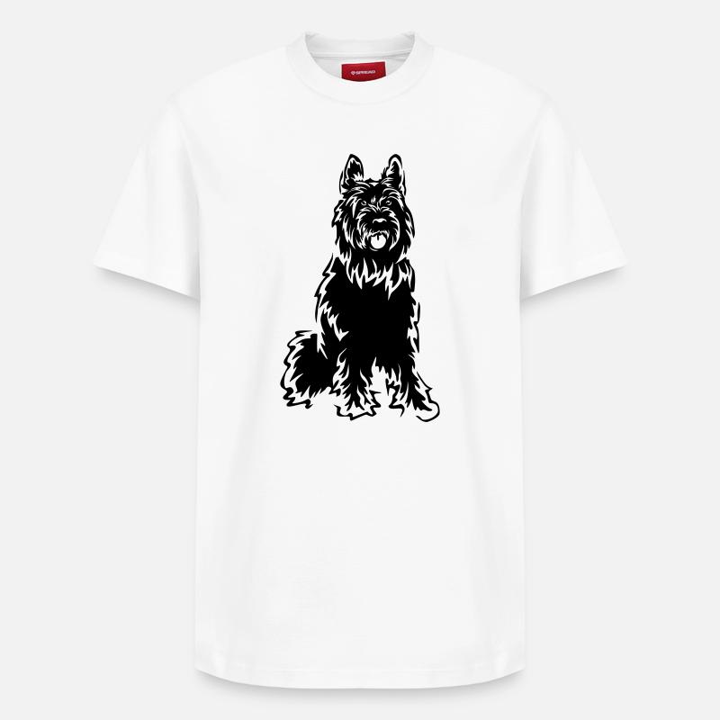 Picard - T-shirt unisexe décontracté en coton Supima – de SPREAD - blanc