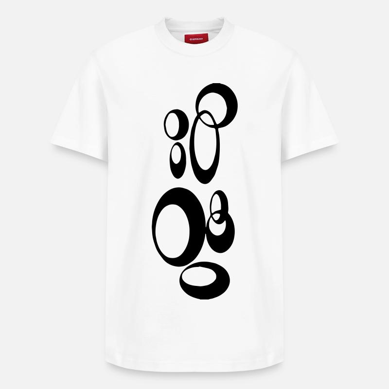 Coole Kunst - Relaxed Unisex Supima Cotton T-Shirt – von SPREAD - Weiß