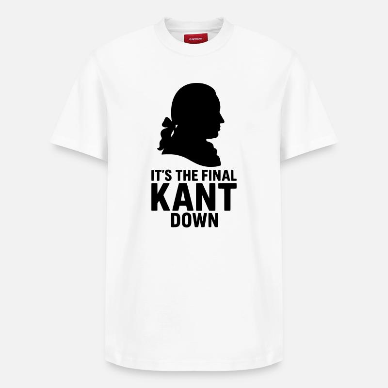 final kant down - Relaxed Unisex Supima Cotton T-Shirt – von SPREAD - Weiß