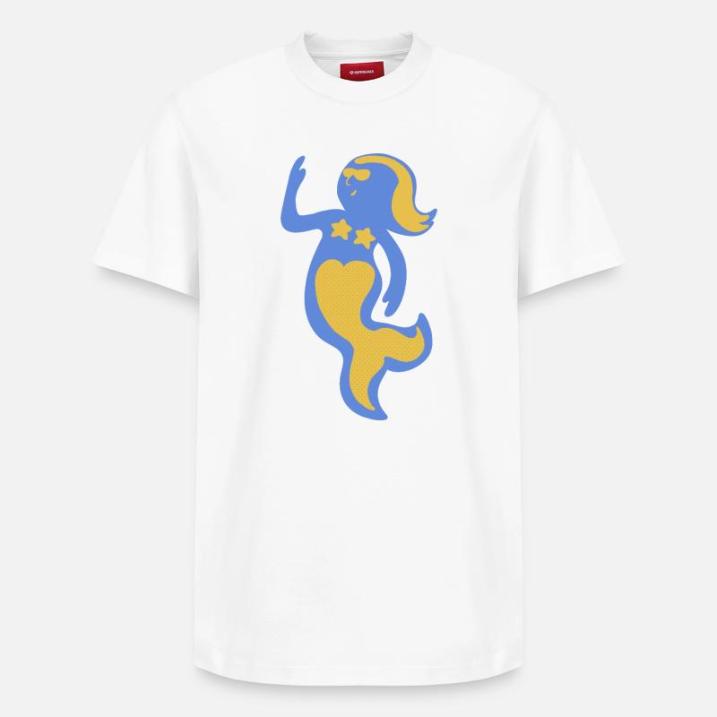 divin de la mer - T-shirt unisexe décontracté en coton Supima – de SPREAD - blanc