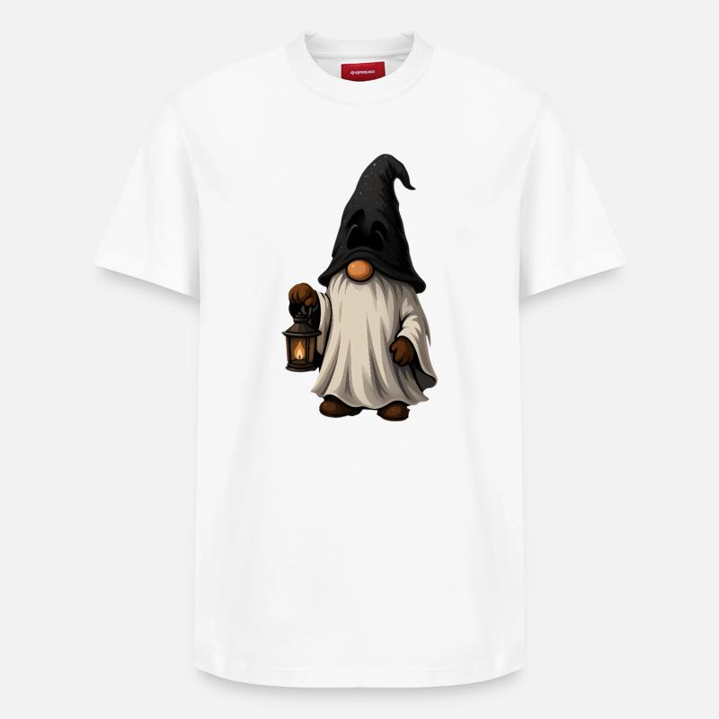 Märchenhafter Zauberer mit Laterne - Relaxed Unisex Supima Cotton T-Shirt – von SPREAD - Weiß