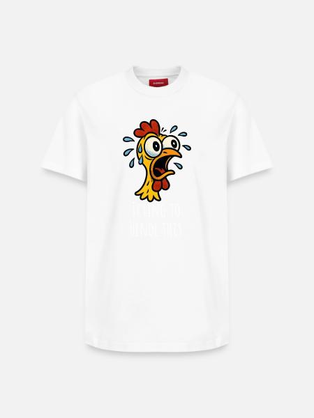 Trying to Hendl this saying - Relaxed Unisex Supima Cotton T-Shirt – by SPREAD - white