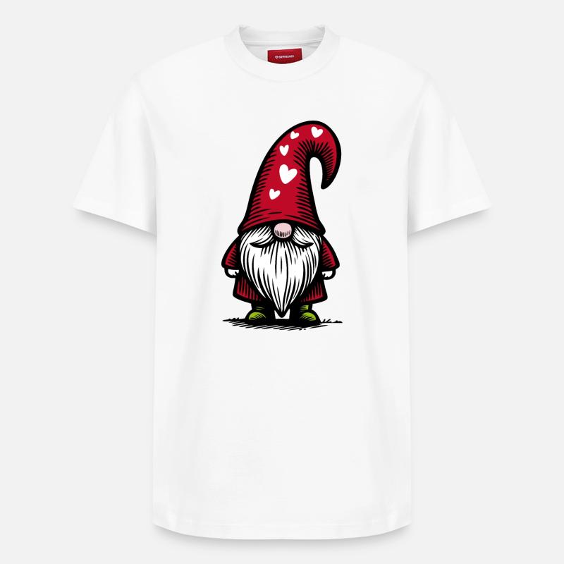 Gnome James - T-shirt unisexe décontracté en coton Supima – de SPREAD - blanc