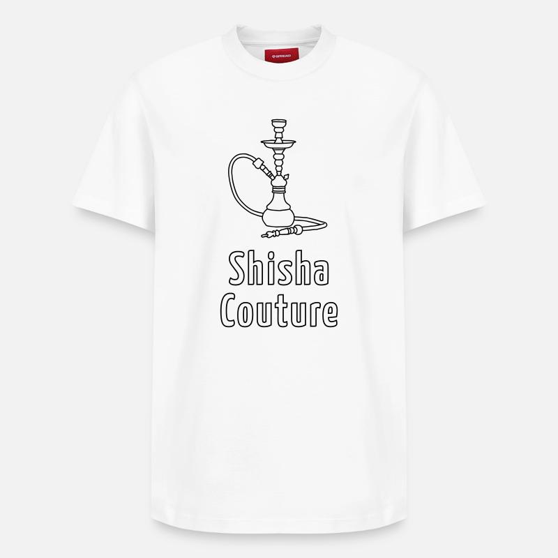 Shisha Couture - T-shirt unisexe décontracté en coton Supima – de SPREAD - blanc