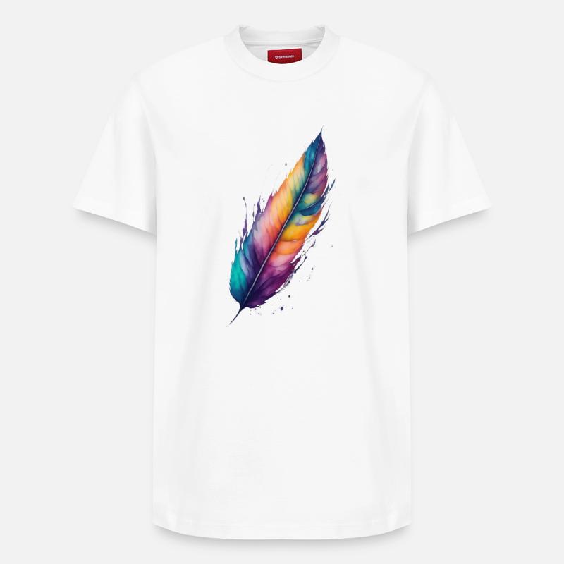 Source - T-shirt unisexe décontracté en coton Supima – de SPREAD - blanc