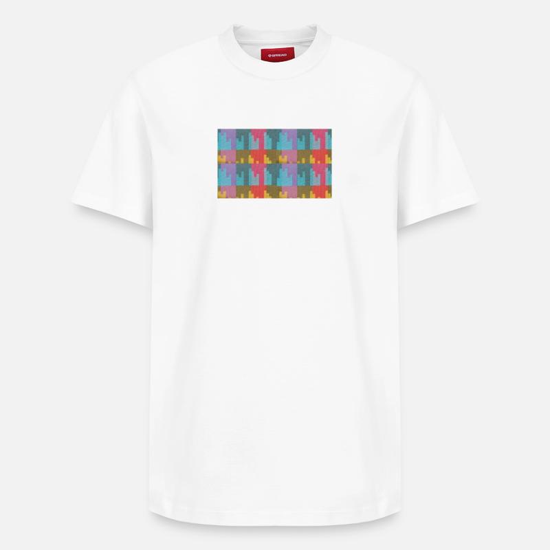 Avantgarde Rosso modèle spécial 190 - T-shirt unisexe décontracté en coton Supima – de SPREAD - blanc