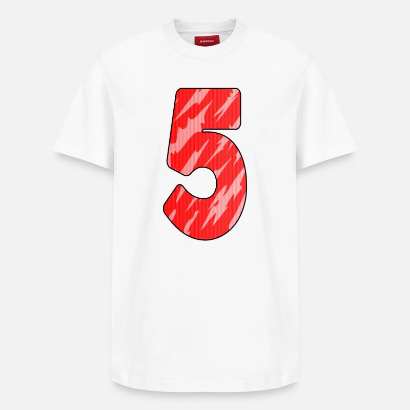 5 - T-shirt unisexe décontracté en coton Supima – de SPREAD - blanc