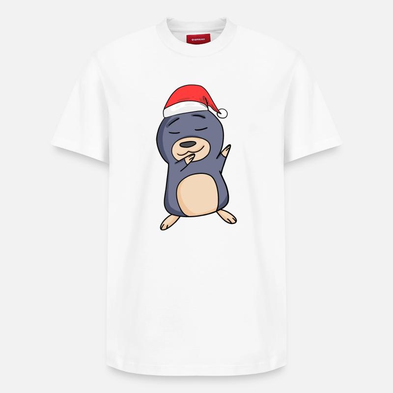 Taupe Noël - T-shirt unisexe décontracté en coton Supima – de SPREAD - blanc