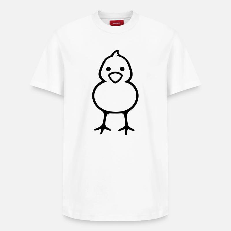 Chick - Relaxed Unisex Supima Cotton T-Shirt – by SPREAD - white