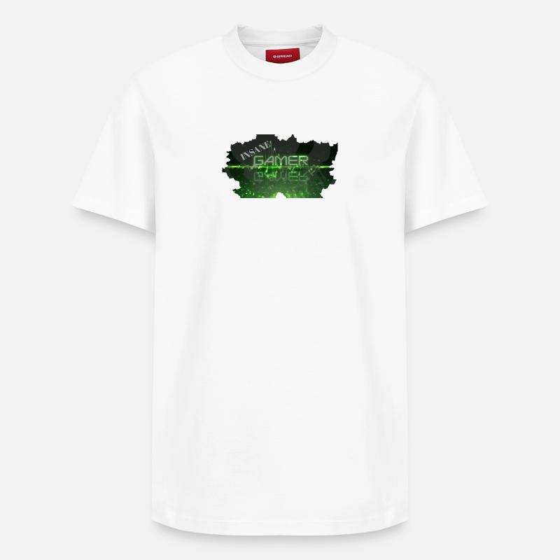 Insane - Relaxed Unisex Supima Cotton T-Shirt – von SPREAD - Weiß