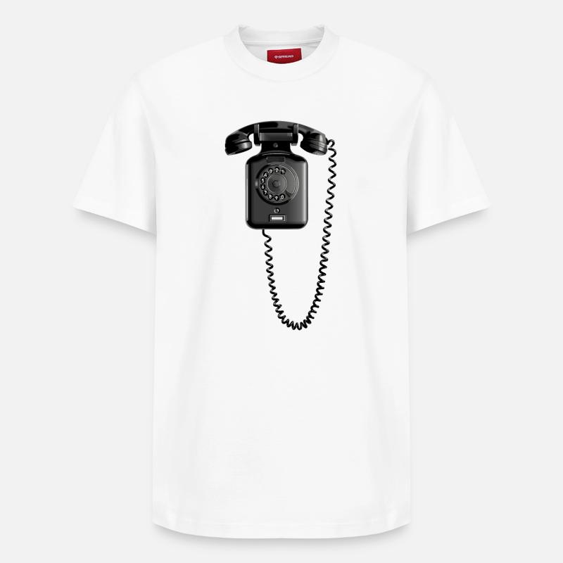Mobile non merci - T-shirt unisexe décontracté en coton Supima – de SPREAD - blanc