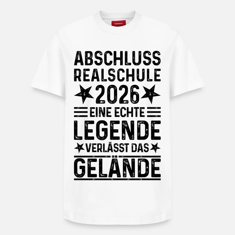 Diplôme du secondaire 2026 - T-shirt unisexe décontracté en coton Supima – de SPREAD - blanc