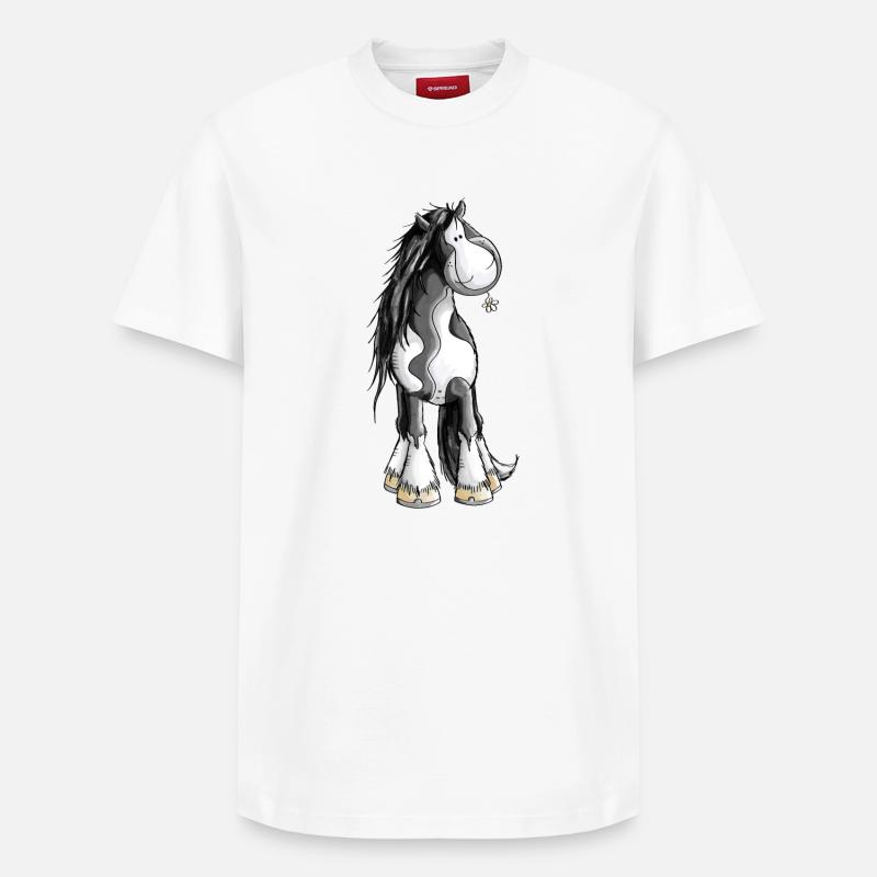 Tinker mit Blümchen - Relaxed Unisex Supima Cotton T-Shirt – von SPREAD - Weiß