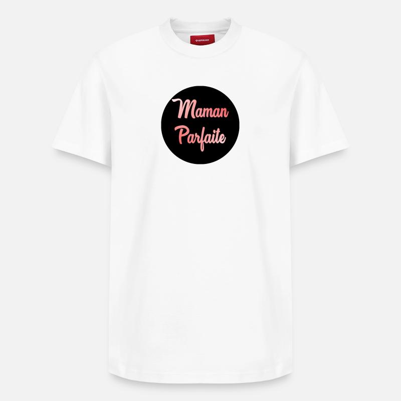 MAMAN PARFAITE - T-shirt unisexe décontracté en coton Supima – de SPREAD - blanc