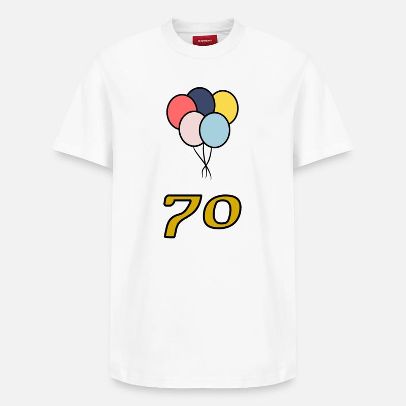 70 - T-shirt unisexe décontracté en coton Supima – de SPREAD - blanc