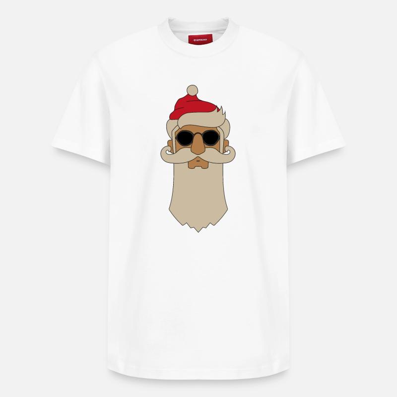 Faisons vibrer Noël - T-shirt unisexe décontracté en coton Supima – de SPREAD - blanc