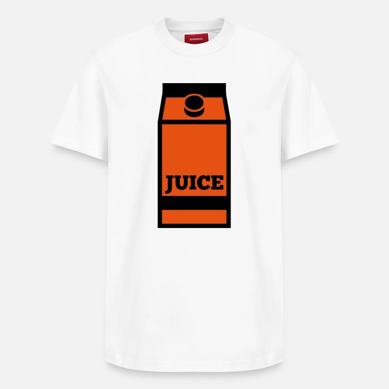 Saft - Relaxed Unisex Supima Cotton T-Shirt – von SPREAD - Weiß