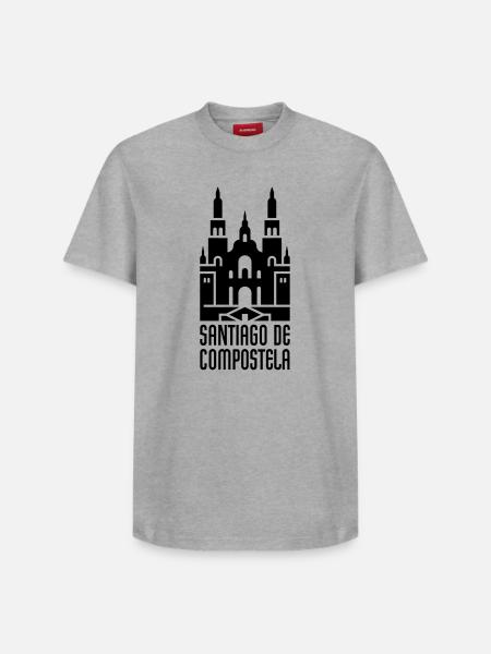 Cathedral of Santiago de Compostela | Santiago - Relaxed Unisex Supima Cotton T-Shirt – by SPREAD - white